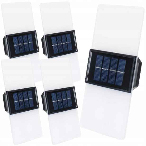 5 x Solární lampa Dekorativní zahradní Led osvětlení terasy balkonu