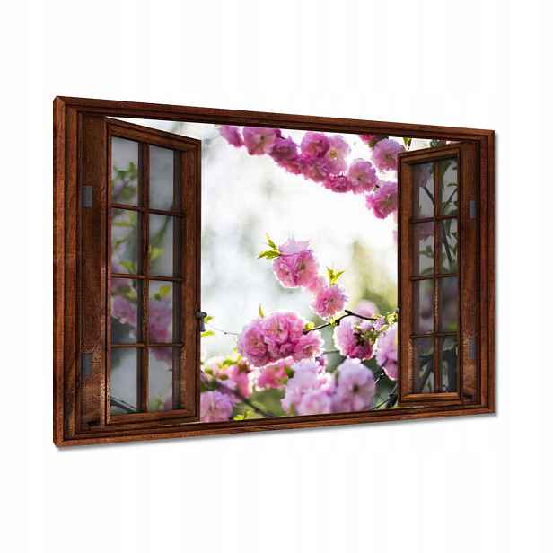 Obrazy 120x80 Růžové kvítky Krásné