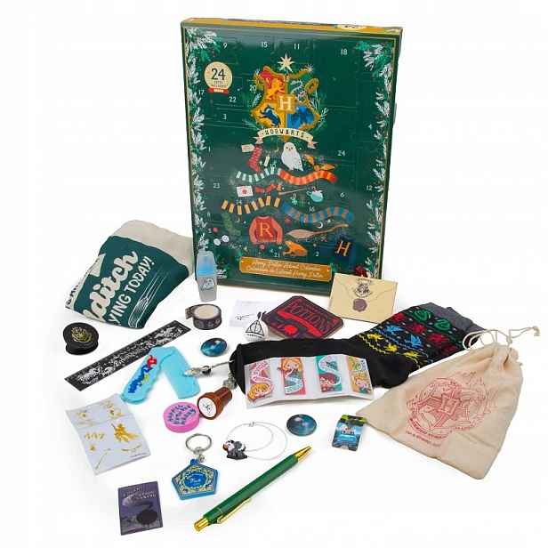 Adventní kalendář zelený Hogwarts, Harry Potter