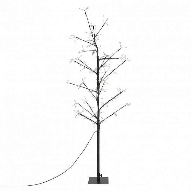 ECD-Germany LED STROMEK 120 cm 240 LED teplá bílá časovač venkovní flexibilní větve