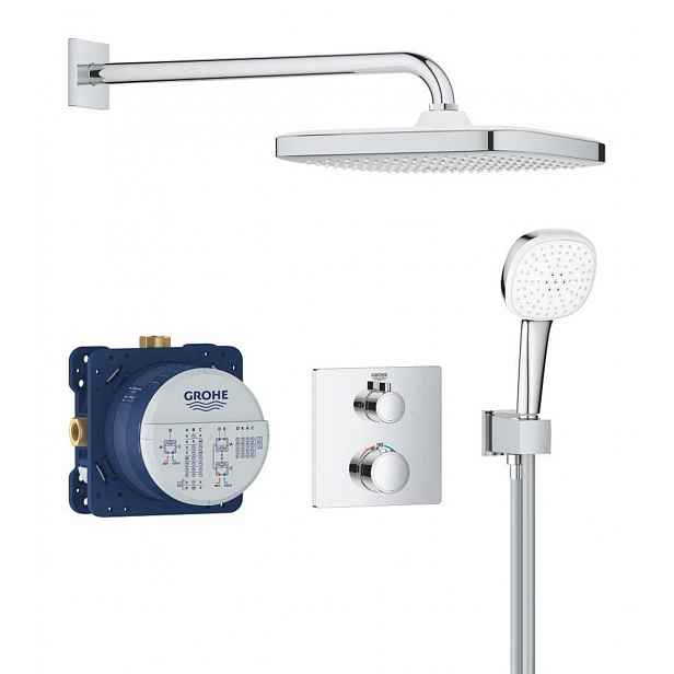 Sprchový systém Grohe Grohtherm včetně podomítkového tělesa chrom 34871000