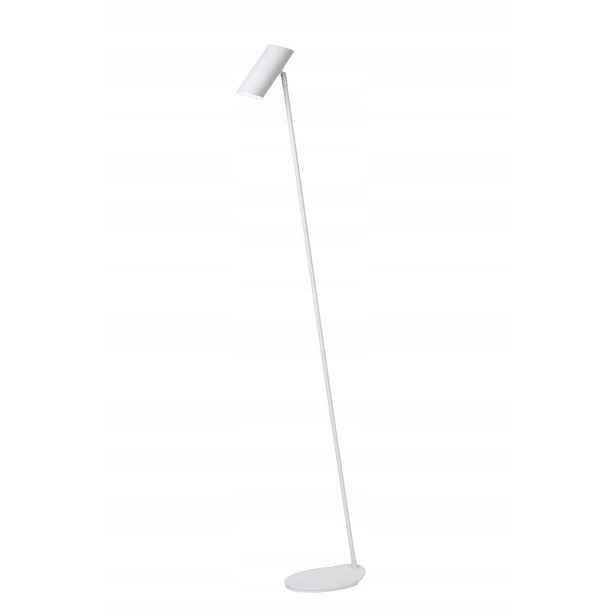 Stojací lampa podlahová bílá minimalistická reflektorová 137 cm Lucide