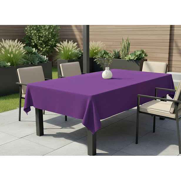 Venkovní ubrus GARDEN color 29 fialová, různé rozměry Mybesthome Rozměr: 140x200 cm