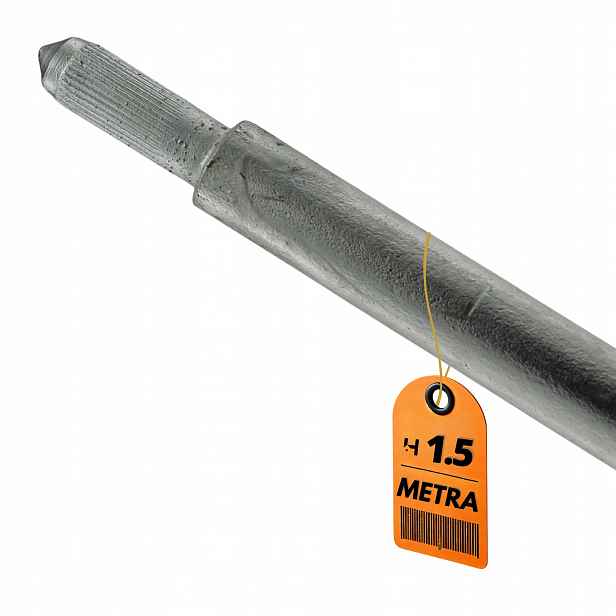 Vertikální pozinkovaný uzemnění 1.5 metru Fi 16 mm bleskosvod tyč špendlík