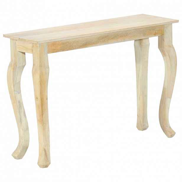 vidaXL Konzolový stolek 110 x 35 x 77 cm masivní mangovníkové dřevo
