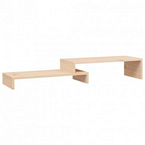 vidaXL Stojan na monitor (52–101) x 22 x 14 cm masivní borovice