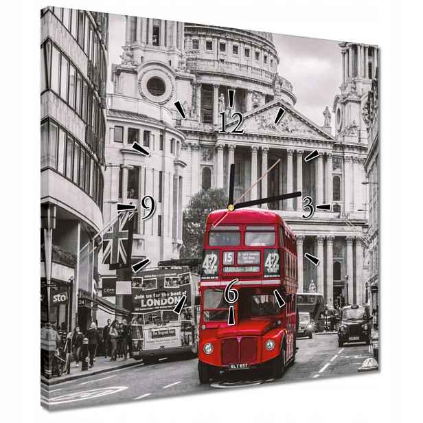 Hodiny 40x40 Londýn Velká Británie Uk