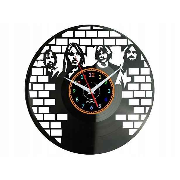 Rock Band Dárek Originální dekorace do domu Hodiny z vinylové desky