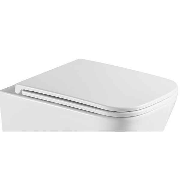 Olsen spa WC sedátko FLAT soft-close, hranaté (ORLO)