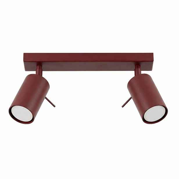 Stropní Svítidlo Ring 2 burgundy Spotová lišta dvojitá Stropní svítidlo Sollux