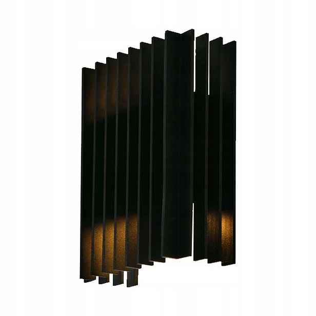 V-tac Nástěnné svítidlo 2x6W Led černá horní spodní část IP65 VT-1189 3000K 1250lm