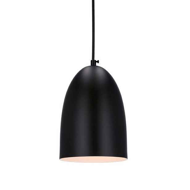 Černá kovová závěsná lampa 1X40W E27 Icaro 31-09616 Candellux