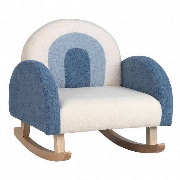 COSTWAY DĚTSKÁ SOFA 51 cm modrá