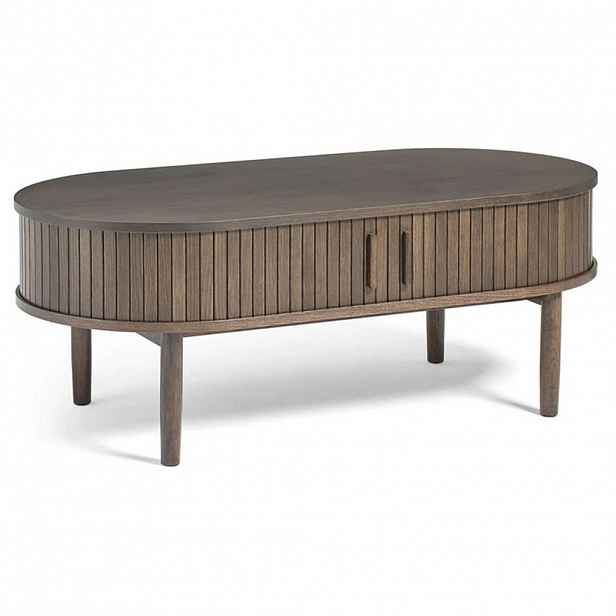 Selsey KONFERENČNÍ stolek Meta, tmavý dub, 120 cm