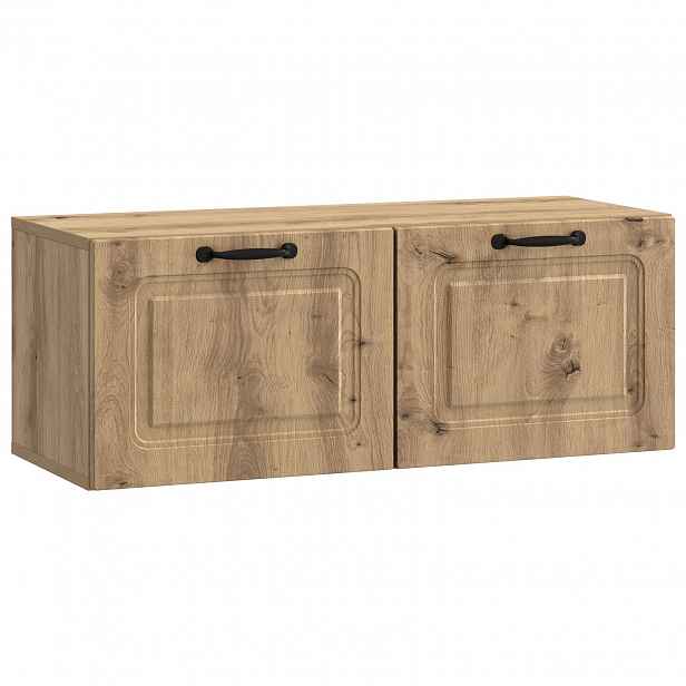 vidaXL Nástěnná TV skříň 78,5 x 31 x 30 cm Dub artisan