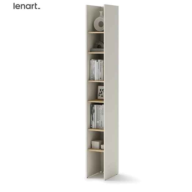 Dig-net nábytek Regál Lenart BED CONCEPT BC-24 | kašmír / dub nagano