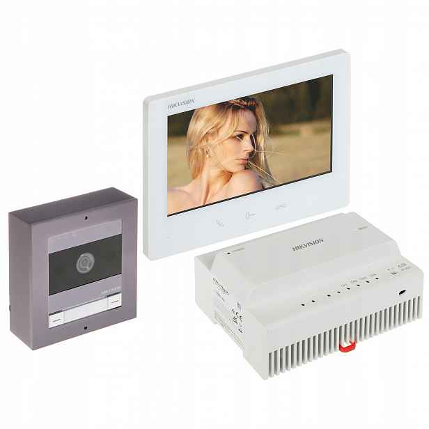 Videodomofonová Sada DS-KIS704EY/ALUMINUM Hikvision