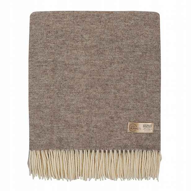 Vlněná Deka teplá měkká 100% vlna pléd deky 190x220 Cozy Blankets