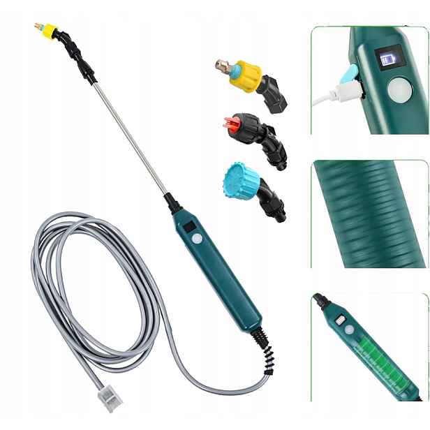 3 Tryskami Elektrický Tlakový Postřikovač Napájený Baterií 2400 mAh