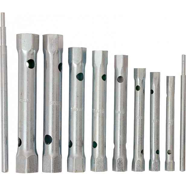 Klíče trubkové, 6–22 mm (8 ks/sada)