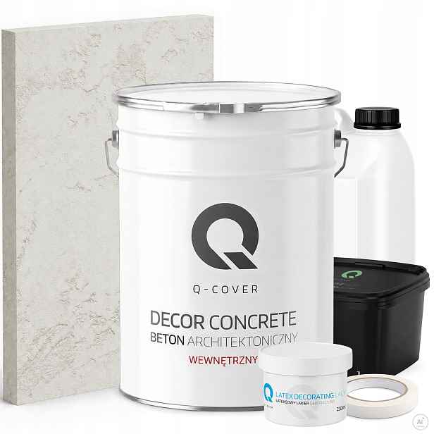 Vnitřní Architektonický Beton Set Bílý F101 19 kg Komplet 10 m2