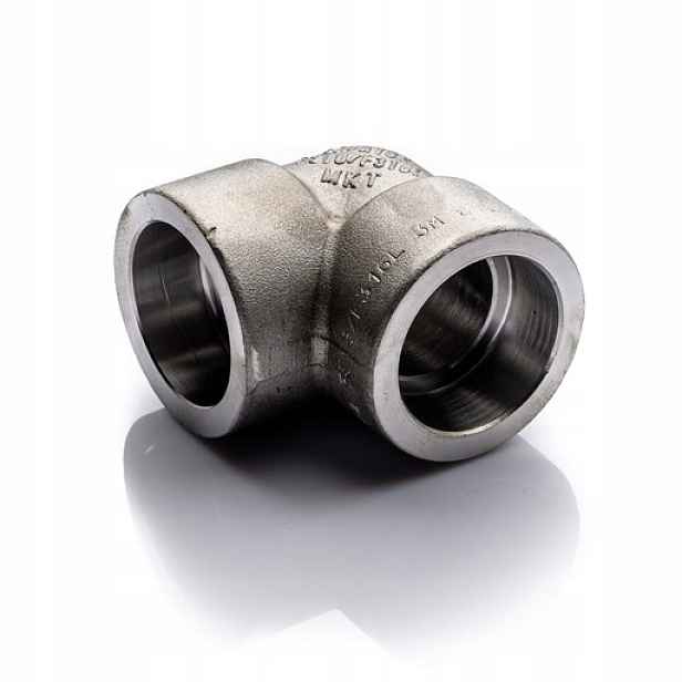 Koleno 1/2'' pro svařování (socket weld) 316L, třída 3000, 90 stupňů