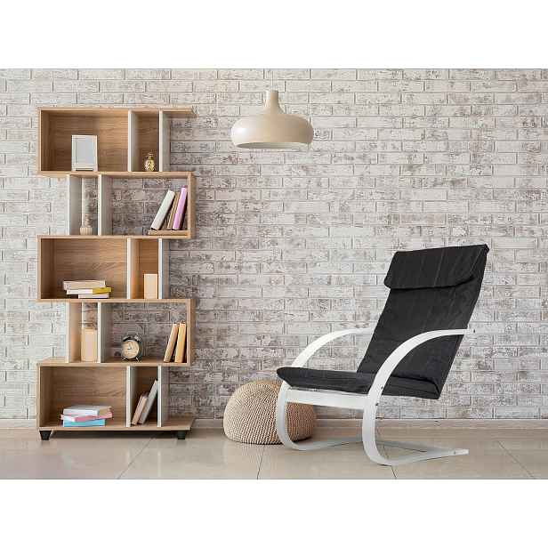 ModernHome TXWQM-31 Finské houpací křeslo bílé/černé