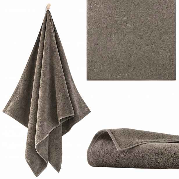 Froté ručník bavlněný Velký XXL 100x150 Kiwi 2 Taupe na pláž zwoltex
