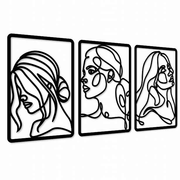 Obrazy Na Zeď Obraz Prolamovaný Velký Triptych Dřevěná Dekorace Do Kuchyně