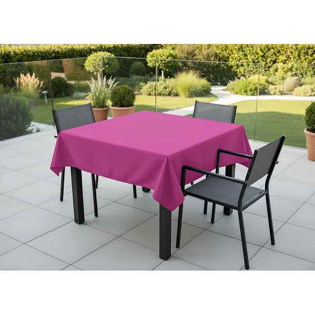 Venkovní čtvercový ubrus TERRA color 36 tmavě růžová, různé rozměry Mybesthome Rozměr: 150x150 cm