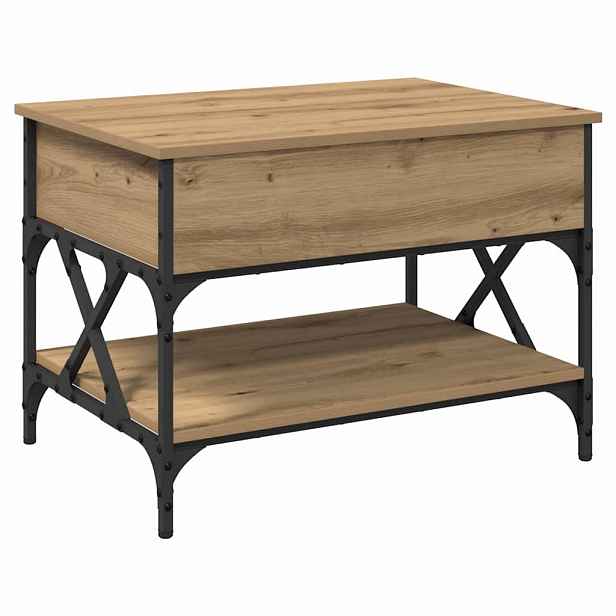 vidaXL Konferenční stolek Artisanový dub 70x50x50cm Kompozitní dřevo
