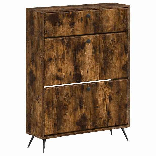 vidaXL Skříň na obuv BREDA 78 x 24 x 103 cm Kompozitní dřevo