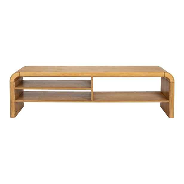 TV stolek v dekoru dubu v přírodní barvě 160x45x40 cm Brave – Zuiver