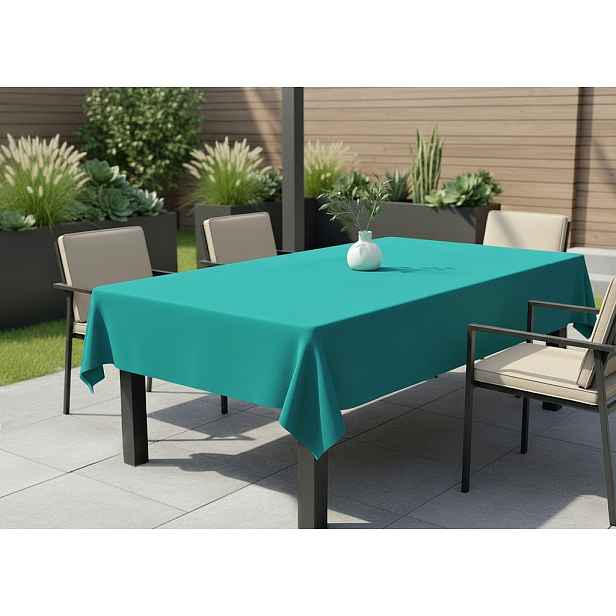 Venkovní ubrus GARDEN color 51 tyrkysová, různé rozměry Mybesthome Rozměr: 140x240 cm