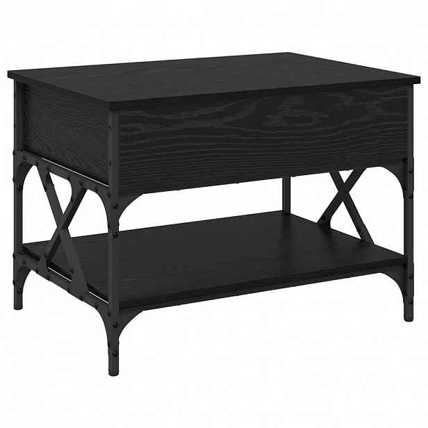 vidaXL Konferenční stolek Černý dub 70x50x50cm Kompozitní dřevo