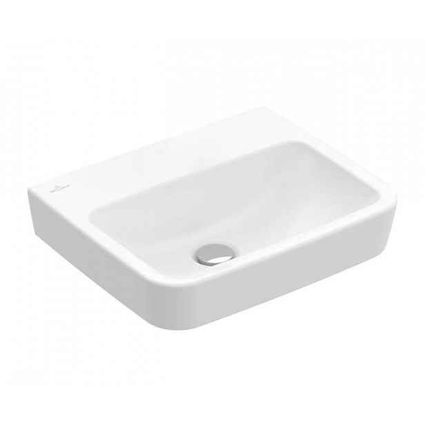 Villeroy & Boch O.novo - Umývátko 50x37 cm, bez přepadu, bez otvoru pro baterii, CeramicPlus, alpská bílá 434453R1