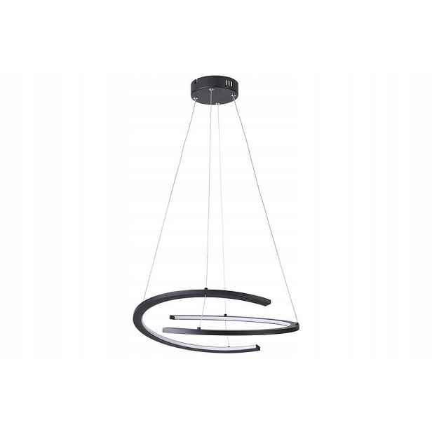 Závěsná Led lampa Reality Ancor 30W IP20 černá dvě půlkruhy 2400lm