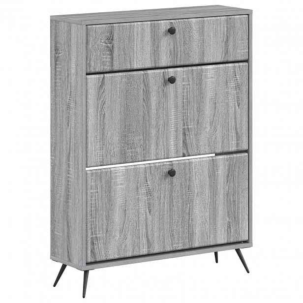 vidaXL Skříň na obuv BREDA 78 x 24 x 103 cm Kompozitní dřevo