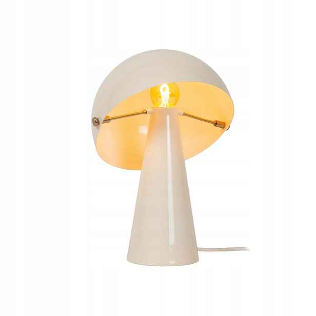 Lucide Barone rustikální stolní lampa krémová houba E27 40W