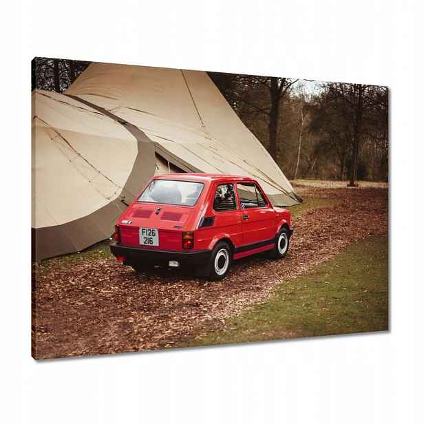 Obrazy 80x60 Červený malý Fiat 126p