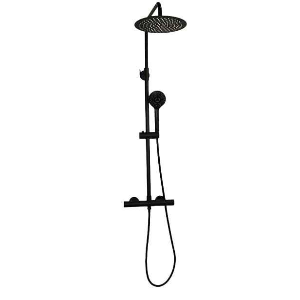 Olsen spa Termostatický nástěnný set NAUPLIOS 250 BLACK
