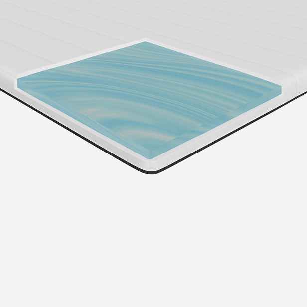 Schlaftroll TOPPER NA MATRACI 120x190 cm – 5 cm gelový topper – snímatelný a pratelný potah