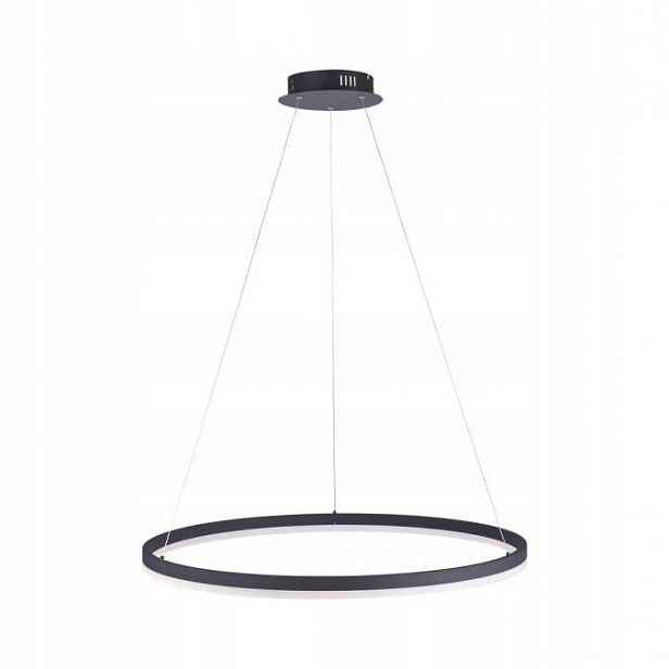 Závěsná Led lampa Titus Antracitová 61W Cct Stmívač Paul Neuhaus