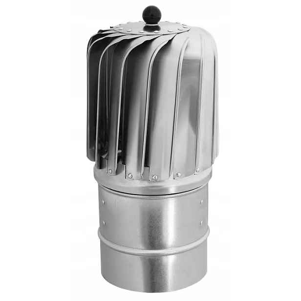 Komínový nástavec o průměru 150 mm turboventil Ocal-t-b-s tulipán Darco