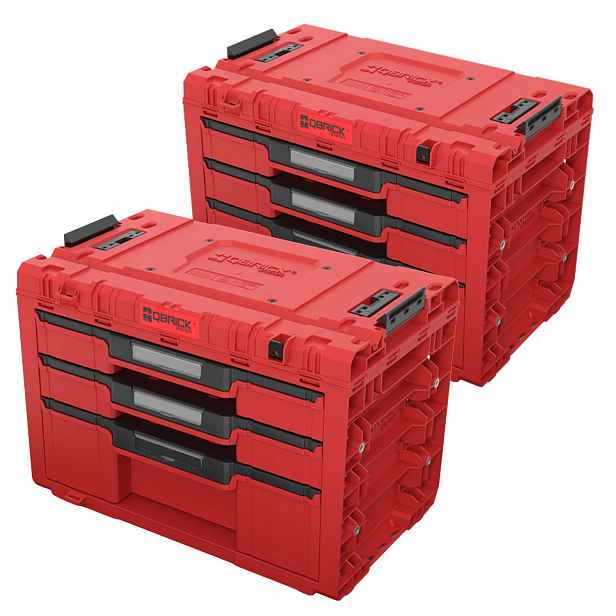 Qbrick System Prime DRAWER3 Toolbox Expert RedUltra Hd Skříň x2