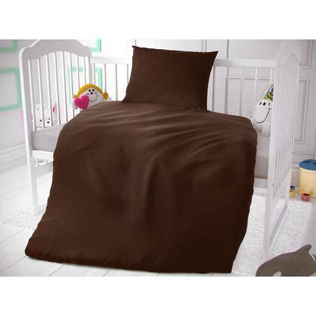 TOP Dětské mušelínové 90x135+45x60 Tmavě hnědé