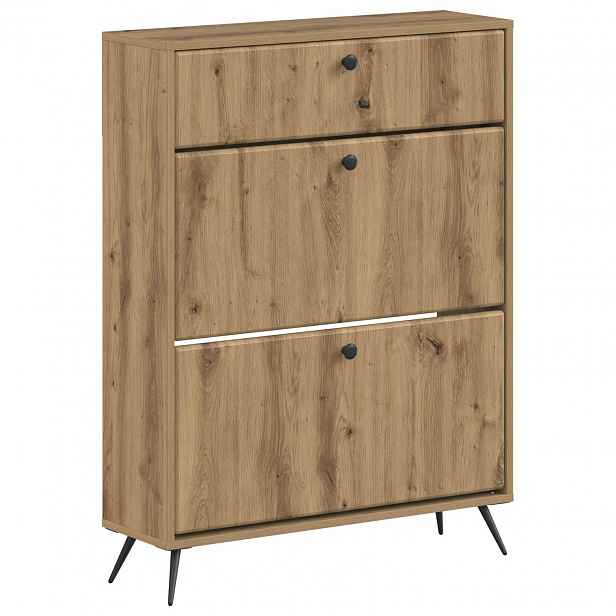 vidaXL Skříň na obuv BREDA 78 x 24 x 103 cm Kompozitní dřevo