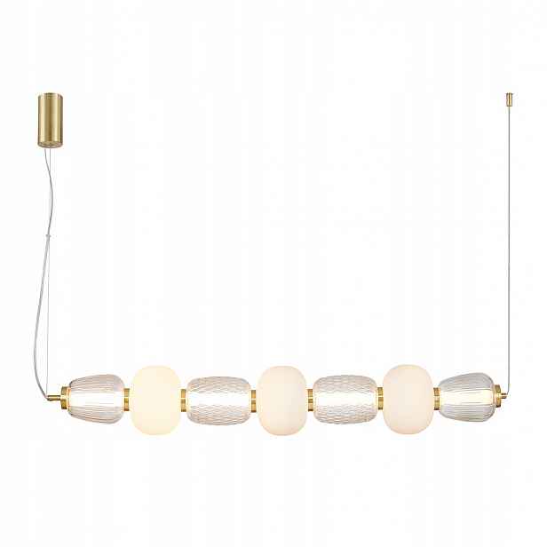 MiLAGRO Závěsná lampa Caro Gold 42W Led lustr Stropní osvětlení