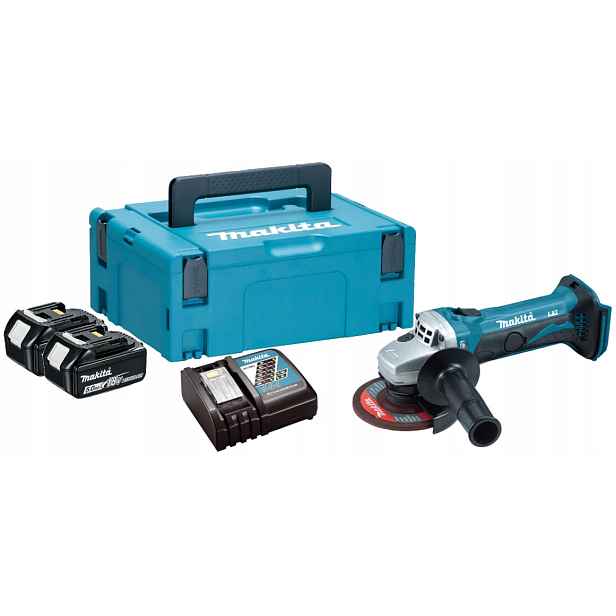 Úhlová bruska 115 mm 18V Li-Ion Makpac, Makita (DGA452RTJ)