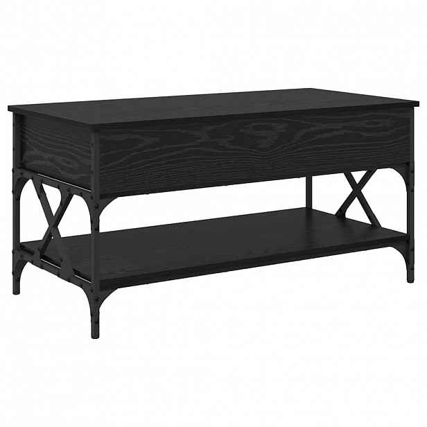 vidaXL Konferenční stolek Černý dub 100 x 50 x 50 cm Kompozitní dřevo